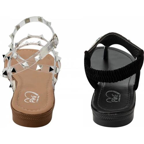 Kit 2 pares sandalia casual dama multicolor Pink By Price Shoes modelo 3058
