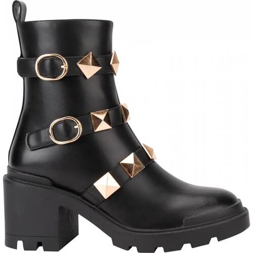 Bota moto dama negro Belinda Peregrin modelo 6805