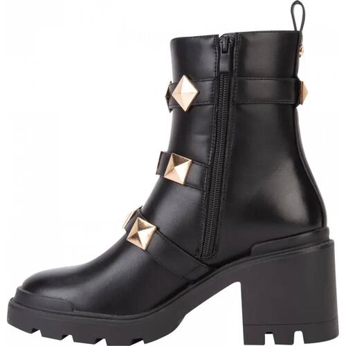Bota moto dama negro Belinda Peregrin modelo 6805