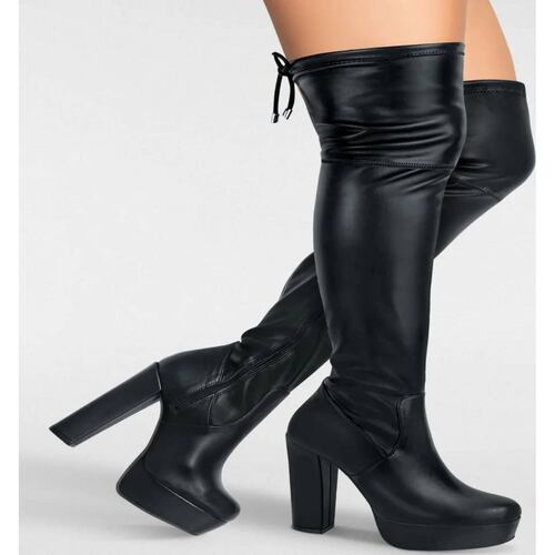Bota vestir dama negro Yaeli Fashion modelo 1320