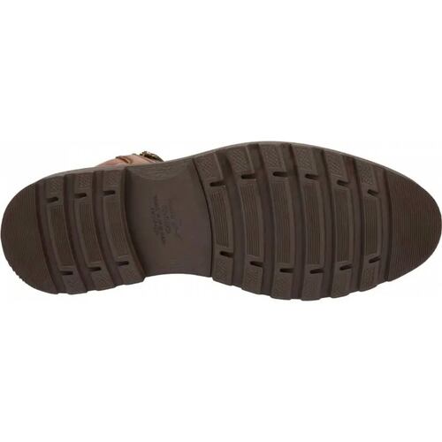 Bota heavy caballero cafe piel Michel Domit modelo 5V02