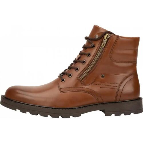 Bota heavy caballero cafe piel Michel Domit modelo 5V02