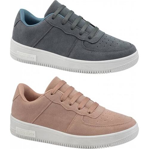 Kit 2 pares choclo tenis casual urbano dama bicolor Urban Shoes modelo 256