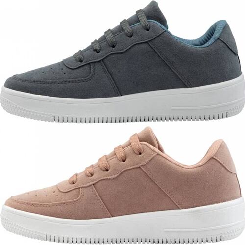 Kit 2 pares choclo tenis casual urbano dama bicolor Urban Shoes modelo 256