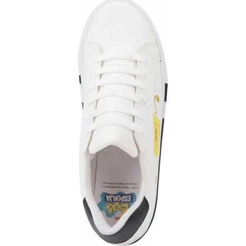 Choclo tenis casual urbano dama blanco/negro Bob Esponja modelo 1803