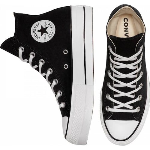 Bota tenis casual urbano dama negro Converse modelo 845C