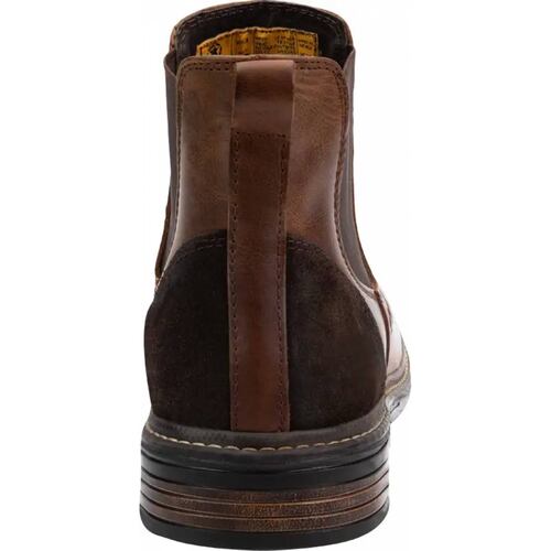 Bota casual caballero cafe piel Jeep modelo 0101