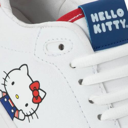 Choclo tenis casual urbano dama blanco Hello Kitty modelo KITT