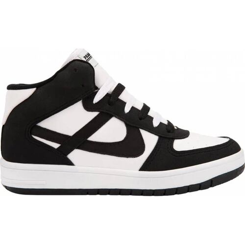 Botines dama blanco/negro Panam modelo 0649