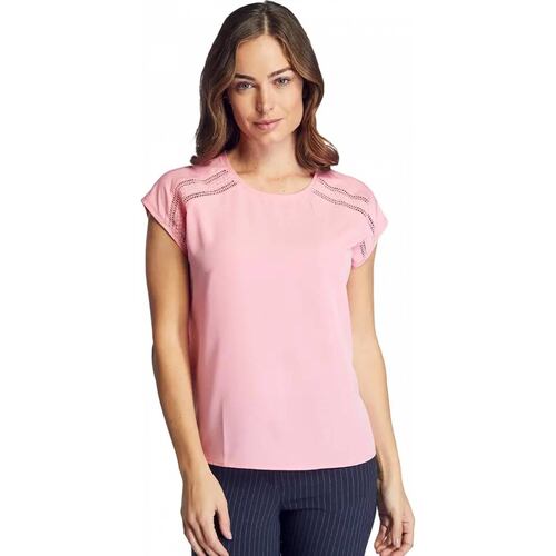 Blusa casual dama rosa Holly Land modelo 2620