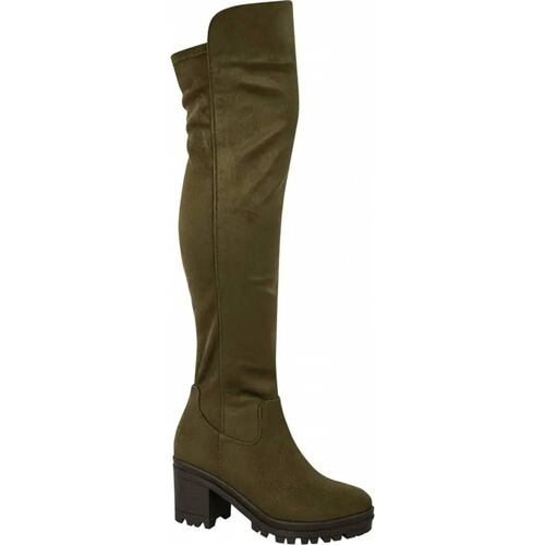 Bota moto dama cafe Tierra Bendita modelo Z014