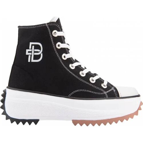 Bota tenis casual urbano dama negro Belinda Peregrin modelo 5702