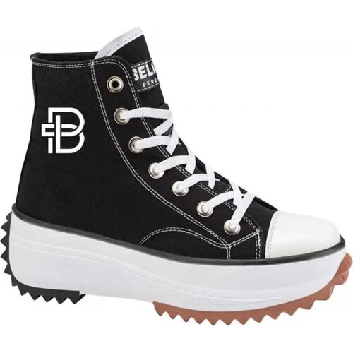 Bota tenis casual urbano dama negro Belinda Peregrin modelo 5702