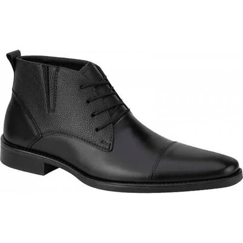 Bota vestir caballero negro piel Uomo Di Ferro modelo 2122