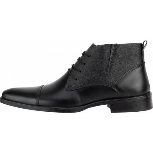 Bota vestir caballero negro piel Uomo Di Ferro modelo 2122