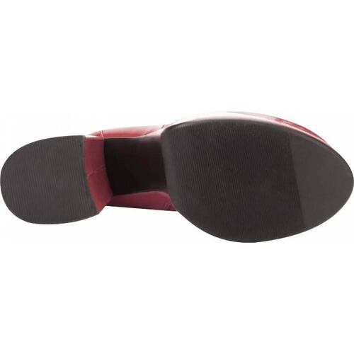 Bota vestir dama rojo Abusiva modelo 2188
