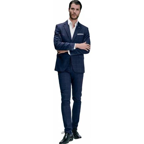 Conjunto/traje de vestir (formal) caballero azul marino Hpc Polo modelo 8003