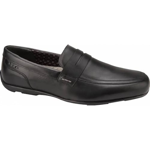 Mocasines caballero negro piel Flexi modelo 0401