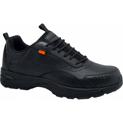 Correr tenis deportivo caballero negro piel Court modelo 153H
