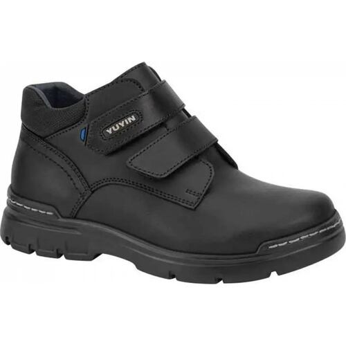 Bota casual niño negro piel Yu Yin modelo 3170