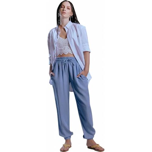 Pantalon casual dama azul Holly Land modelo 1013