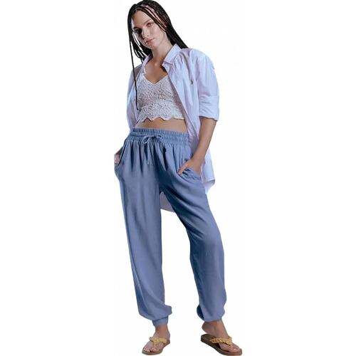 Pantalon casual dama azul Holly Land modelo 1013