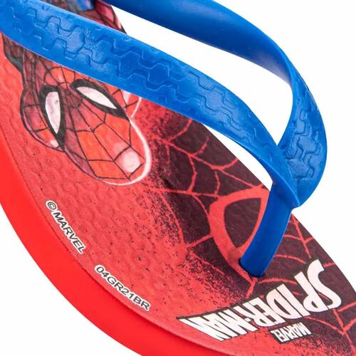 Sandalia playa/baño niño rojo Spiderman modelo 3233