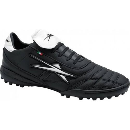 Tenis de futbol / tacos niño blanco/negro piel Eescord modelo 3041