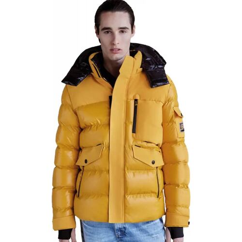 Chamarra abrigadora caballero amarillo Arriba De La Montaña modelo 9022