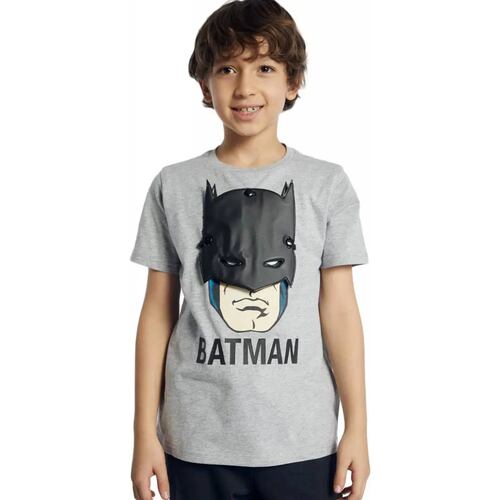 Playera casual niño gris Dc Comics modelo 6189