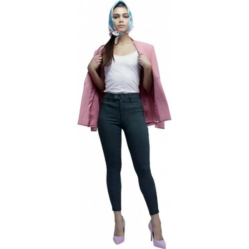 Pantalon casual dama gris humo Holly Land modelo 3931
