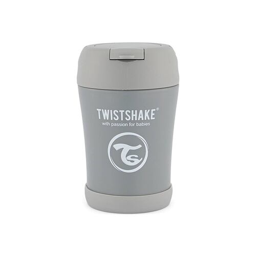 Contenedor Térmico Twistshake 350ml Gris.