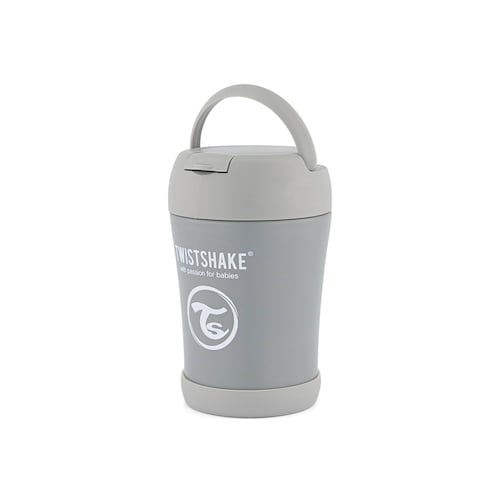 Contenedor Térmico Twistshake 350ml Gris.