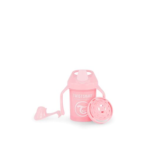 Vaso Mini Cup Twistshake 7oz Rosa Pastel.