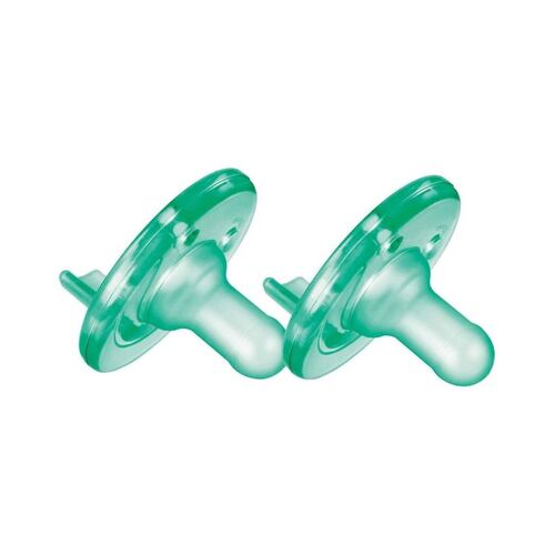 Chupón Soothie 0-3 M Avent 2pz Verde.