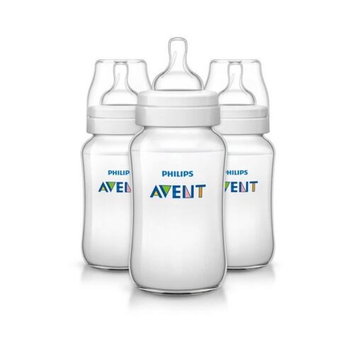 Biberones Avent Anticólicos 11oz 3pz.