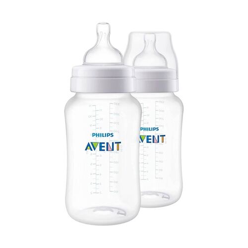 Biberones Avent Anticólicos 11oz 2pz