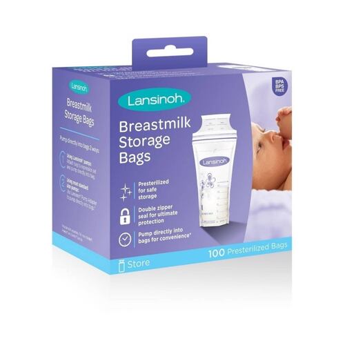 Bolsas Leche Materna Lansinoh 100pz