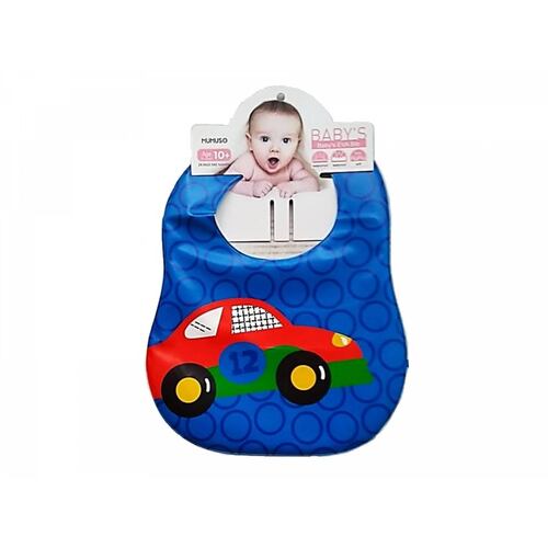 Babero Plástico Impermeable Mumuso Azul