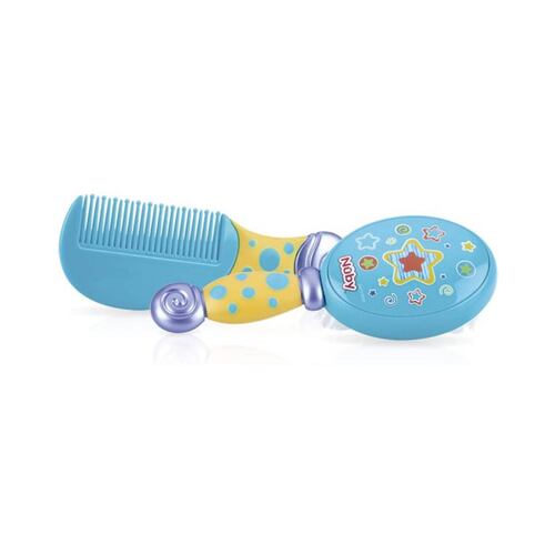 Set Cepillo Y Peine Nuby Azul