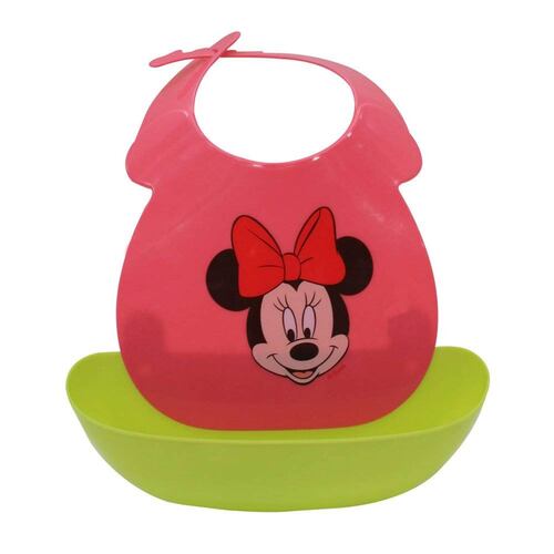 Babero De Plástico Disney Baby Minnie Mo