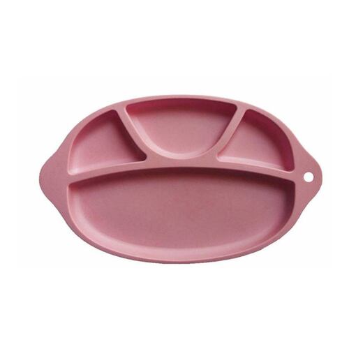 Plato Infantil Peas And Carrot Rosa