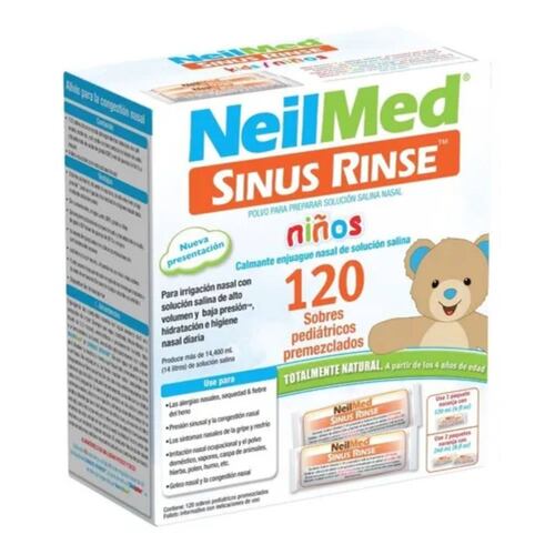 Kit Neilmed Sinus Rinse Kids Niños 120pz.