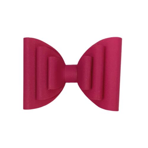 Broche Con Moño Para Cabello Rosa Fucsia