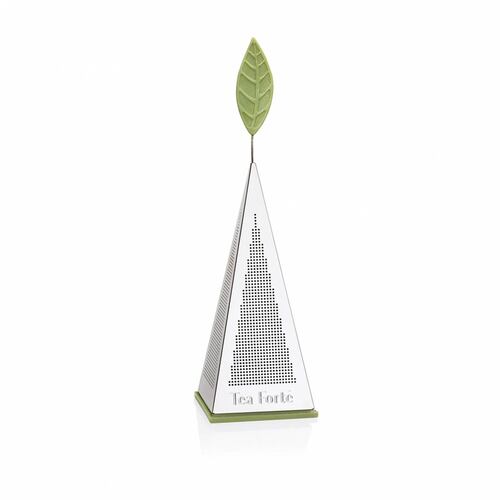 Infusor De Té Pirámide Tea Forte Acero.