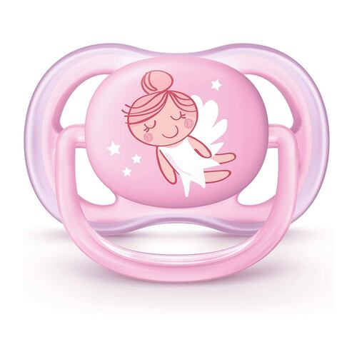 Chupón Ultra Air Avent 0-6m Decorado Ros.