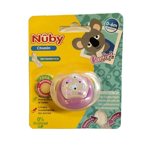 Chupón Ortodóntico Nuby 0-6m Koala