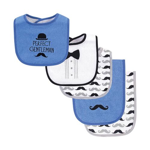 Babero De Tela Hudson Baby 7pz Gentleman