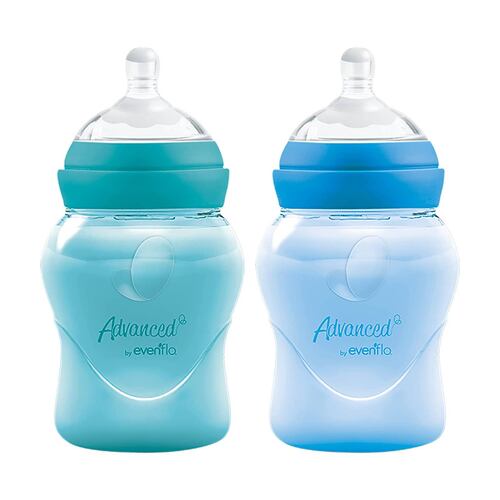 Biberón Evenflo Advanced 5oz 2pz Azul Ve