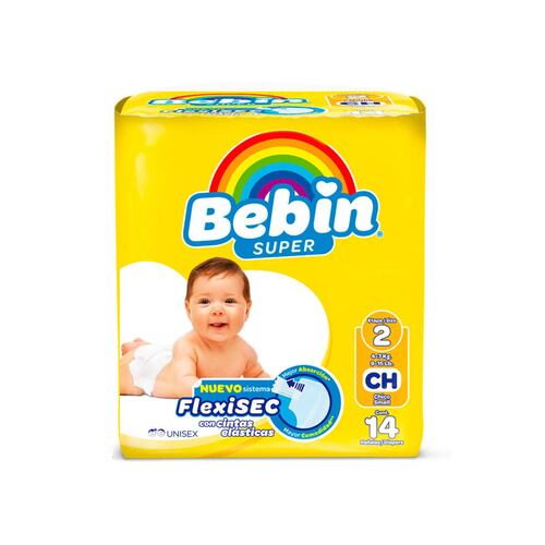 Pañal Bebin Súper Chico 84 Pz